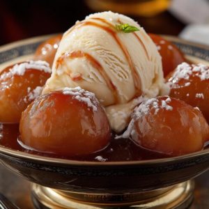 GULAB JAMUN & ICE CREAM